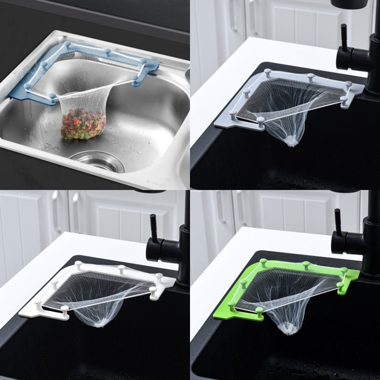 2 Sets VIB-888 Kitchen Sink Triangle Hanging Net Drain Rack