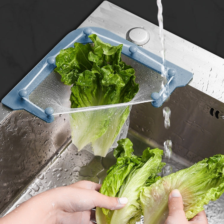2 Sets VIB-888 Kitchen Sink Triangle Hanging Net Drain Rack