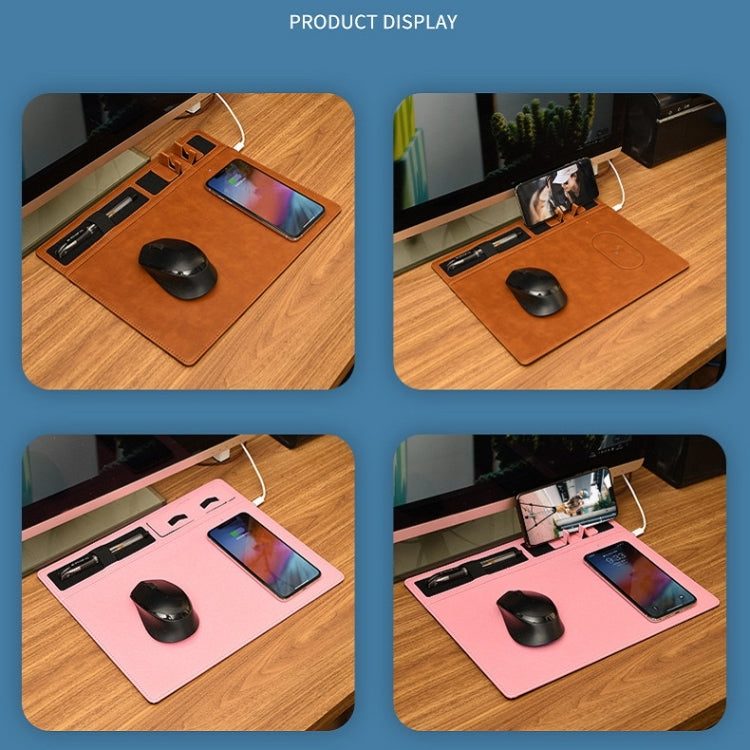 JJ-82401 Mouse Pad with Phone Charging and Phone Holder