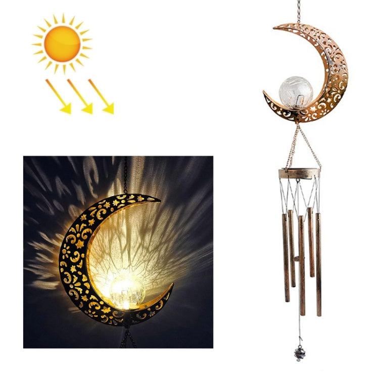 Solar Suspending Iron Wind Chime Lamp