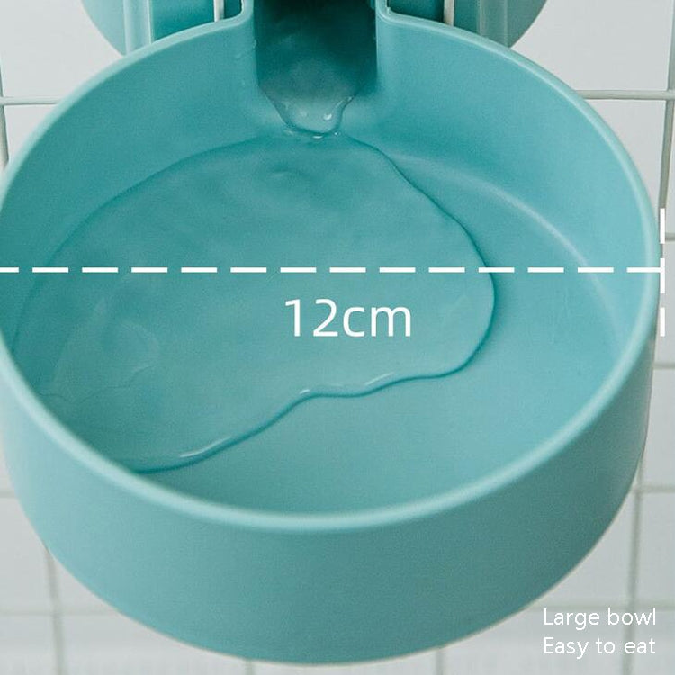 Cat Automatic Hanging Cage Feeder, Style: Drinking Fountain (Flower Green)