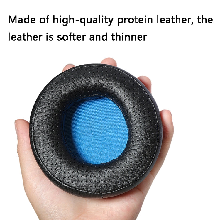 2 PCS Headset Sponge Earmuffs For Razer Kraken 7.1 V1 Pro, Colour: Black+Blue Net