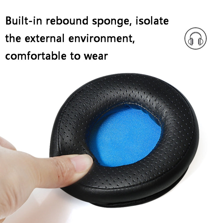 2 PCS Headset Sponge Earmuffs For Razer Kraken 7.1 V1 Pro, Colour: Black+Green Net