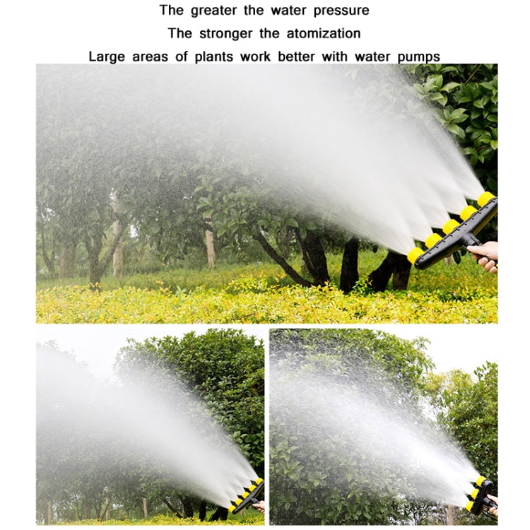 DKSSQ Gardening Watering Sprinkler Nozzle, Specification: 3 Head with 1 inch/1.2 inch Interface