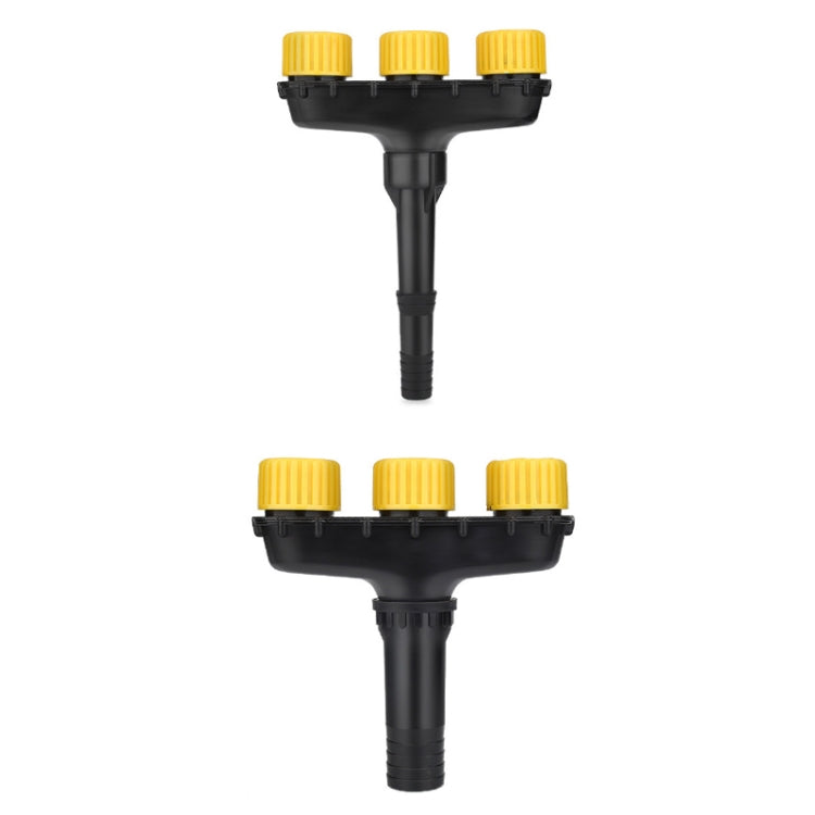 DKSSQ Gardening Watering Sprinkler Nozzle, Specification: 3 Head With 1.5 inch Interface