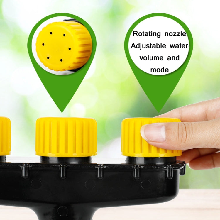DKSSQ Gardening Watering Sprinkler Nozzle, Specification: 5 Head with 1.5 inch Interface