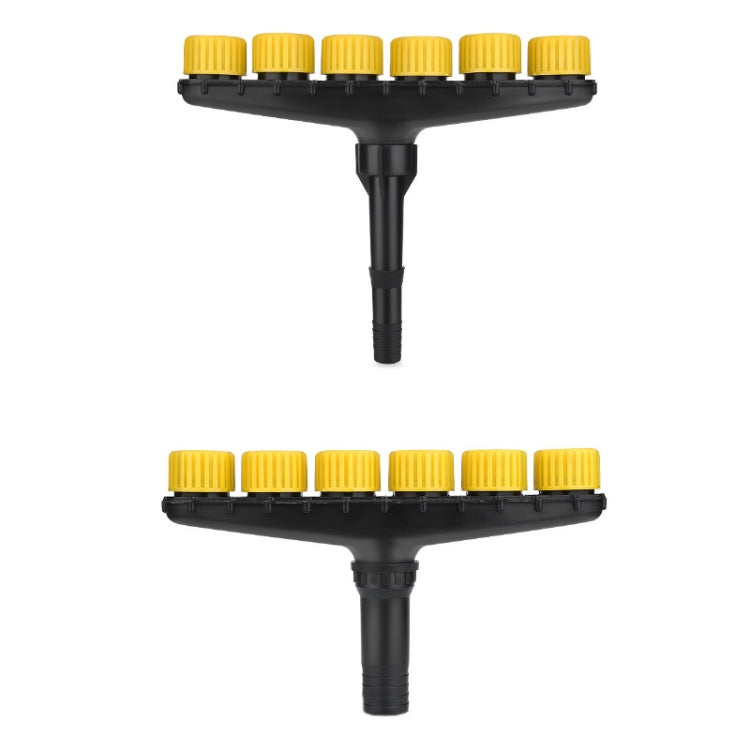 DKSSQ Gardening Watering Sprinkler Nozzle, Specification: 6 Head With 1.5 inch Interface