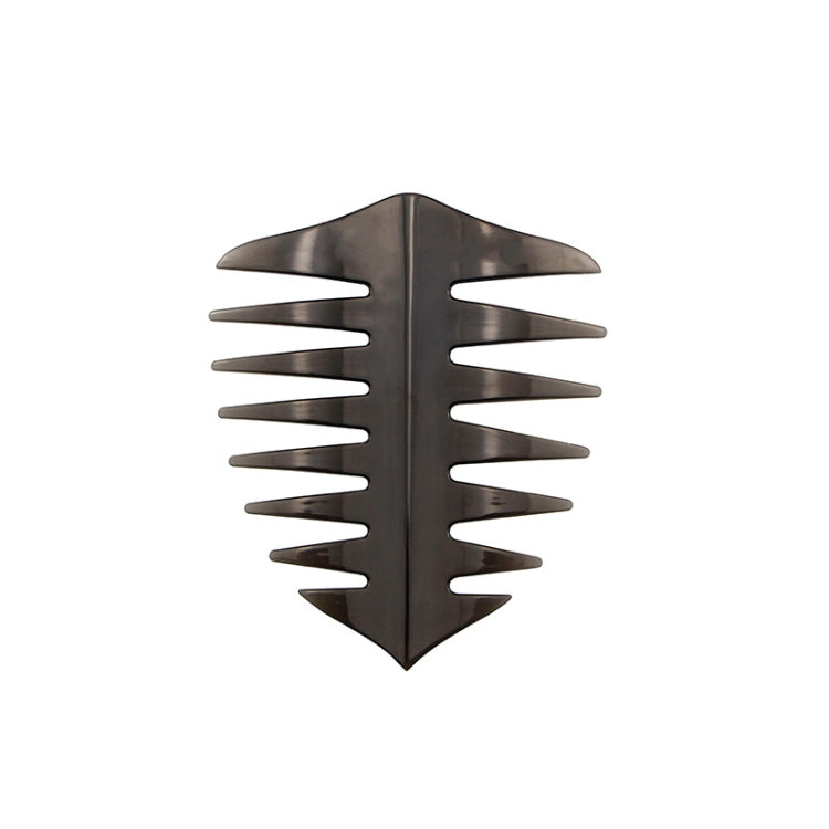 3 PCS Beard Template Right-Angle Comb Men Retro Back Hair Comb