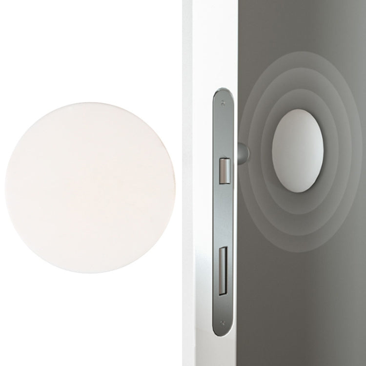 20 PCS Silent Anti-Collision Silicone Pad For Door Handle, Size: 5cm Round White