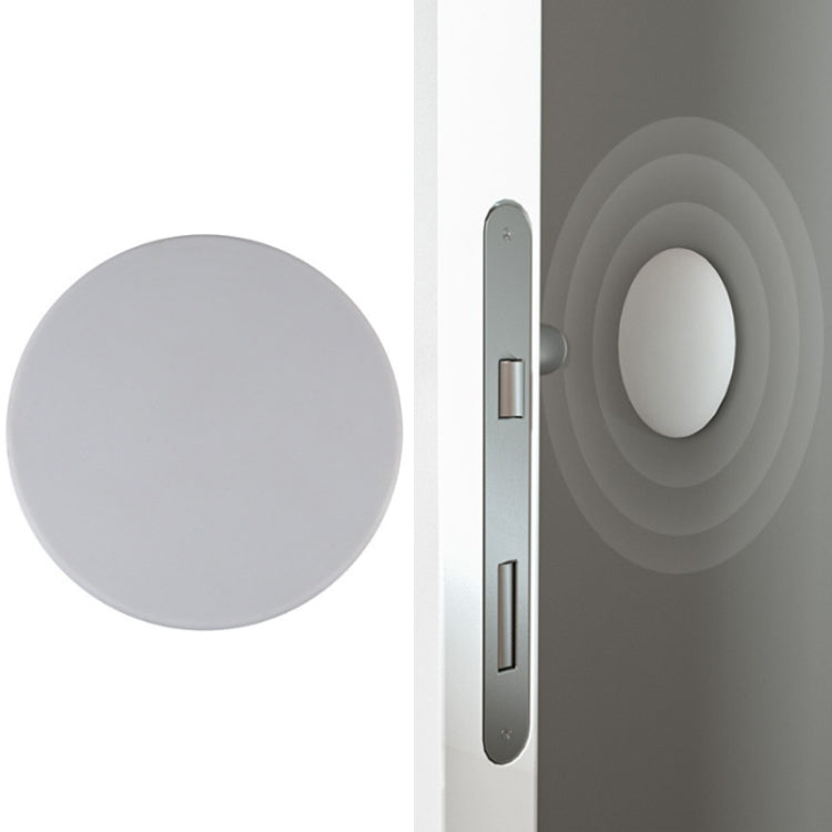 20 PCS Silent Anti-Collision Silicone Pad For Door Handle, Size: 5cm Round Gray