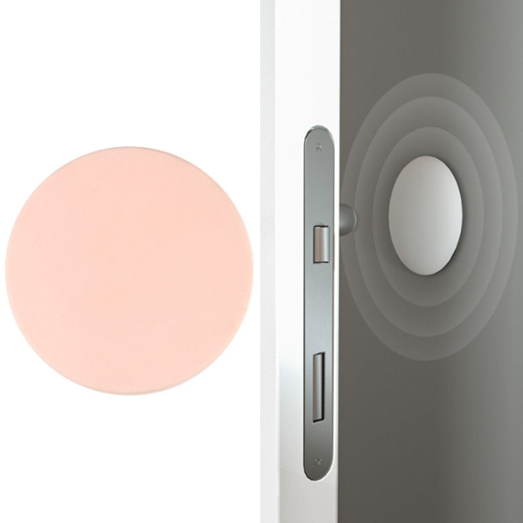 20 PCS Silent Anti-Collision Silicone Pad For Door Handle, Size: 5cm Round Pink