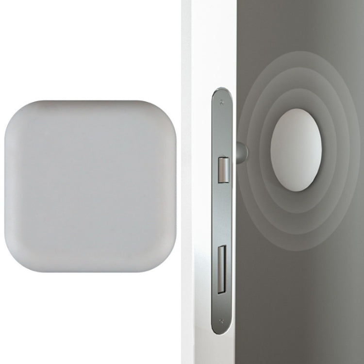 20 PCS Silent Anti-Collision Silicone Pad For Door Handle, Size: 4.5cm Square Gray