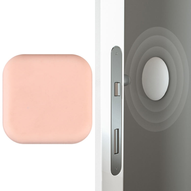 20 PCS Silent Anti-Collision Silicone Pad For Door Handle, Size: 4.5cm Square Pink