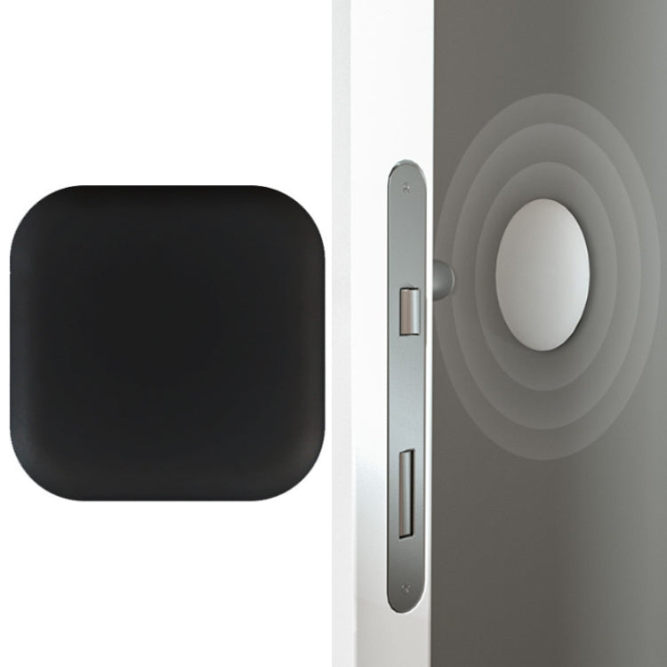 20 PCS Silent Anti-Collision Silicone Pad For Door Handle, Size: 4.5cm Square Black