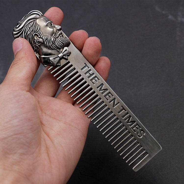 Stainless Steel Beard Styling Comb Oil Head Comb(S04)