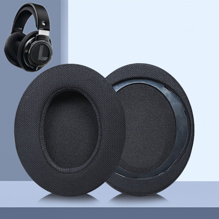 2 PCS Headset Sponge Earmuffs for Philips SHP9500(Black Mesh)