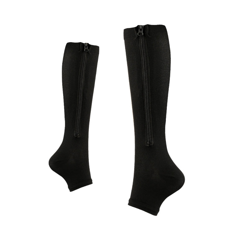 Sports Pressure Socks Compressed Brake Zipper Socks, Size: L/XL