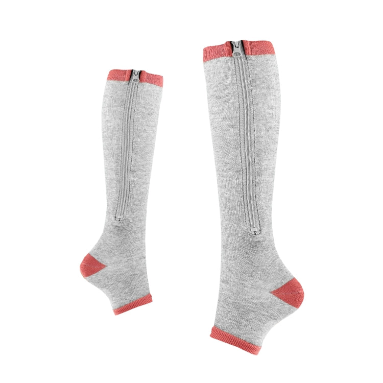 Sports Pressure Socks Compressed Brake Zipper Socks, Size: L/XL