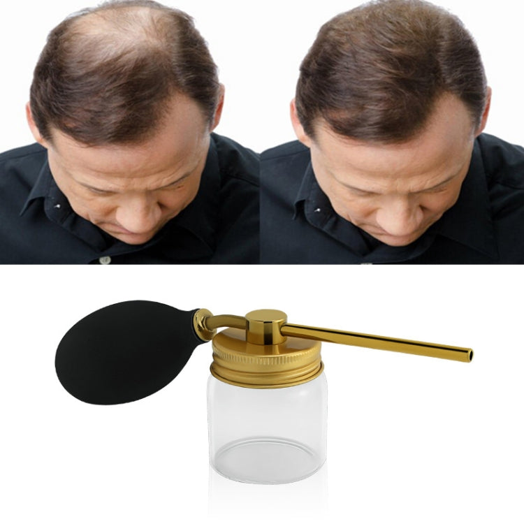 Hair Building Fiber Spray Applicator Hair Sprays Nozzle Pump Tool(Golden)