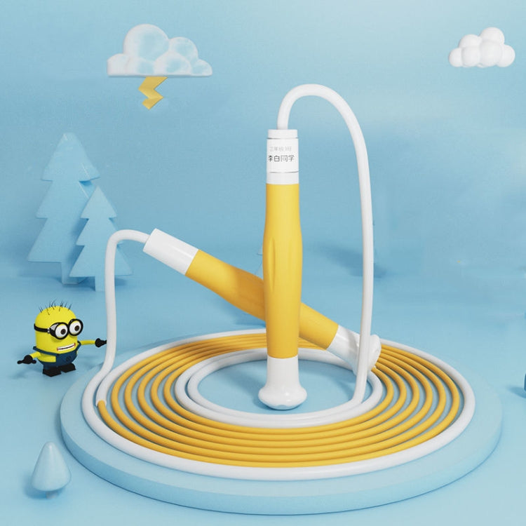 2 PCS Children Sectional Sand Type Skipping Rope, Length: 2.8m (Yellow)