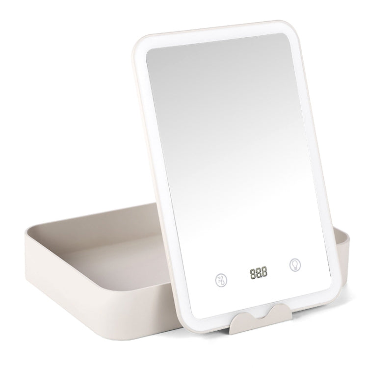 FD001 LED Dimming Makeup Mirror With Storage Makeup Box