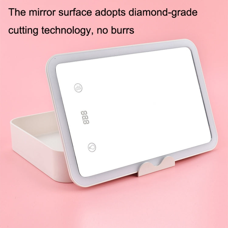 FD001 LED Dimming Makeup Mirror With Storage Makeup Box