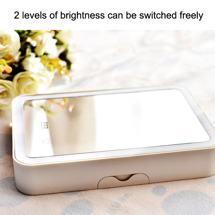 FD001 LED Dimming Makeup Mirror With Storage Makeup Box