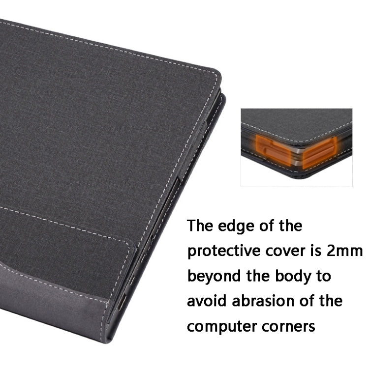 13.9 inch PU Leather Laptop Protective Cover For Lenovo Yoga 6 Pro / Yoga 920