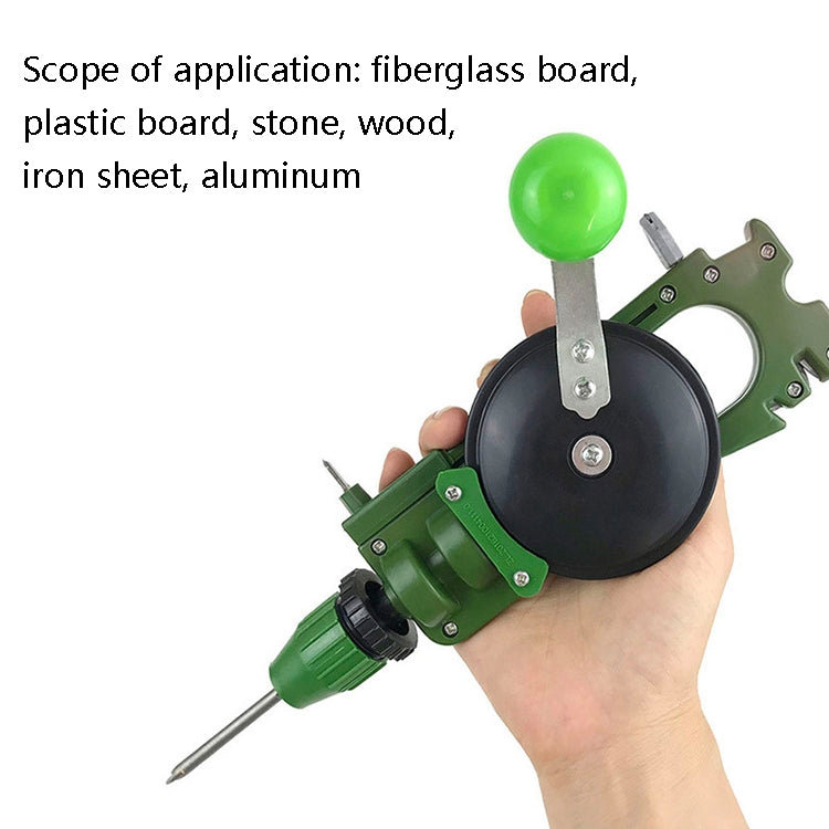 Hand-Operated Hole Puncher Glass Hand-Held Sharpener Household Tool