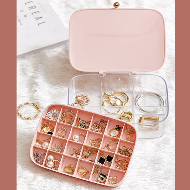 LSHZ13 30 Grids Double-Layer Jewelry Storage Box