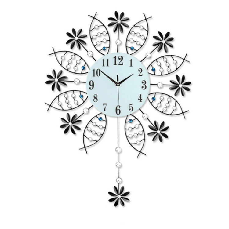 Living Room Minimalist Swing Clock Bedroom Mute Decorative Watch(Small)