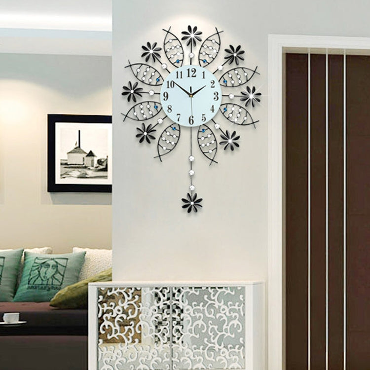 Living Room Minimalist Swing Clock Bedroom Mute Decorative Watch(Small)