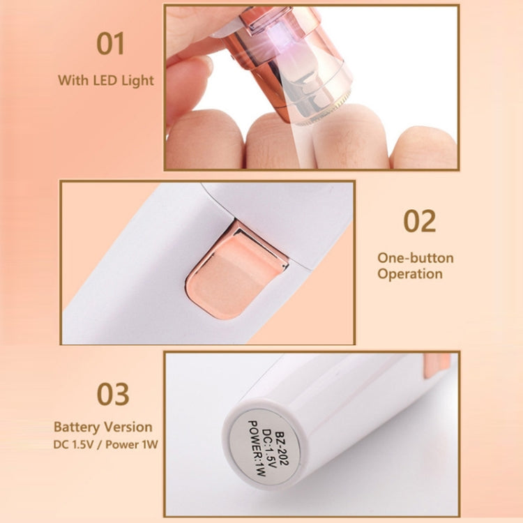 BZ-202 USB Electric Shaver Eyebrow Trimmer(White)