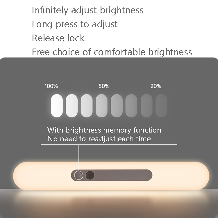 Human Body Sensing Charging Smart LED Light Wireless Night Light, Size: 18cm