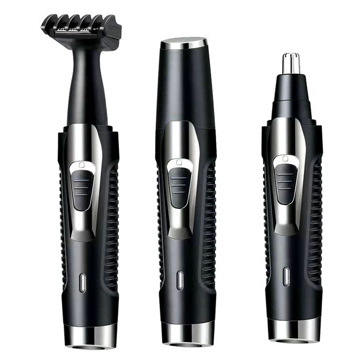 BD-9400 Multifunctional Electric Nose Hair Device Set(Black)