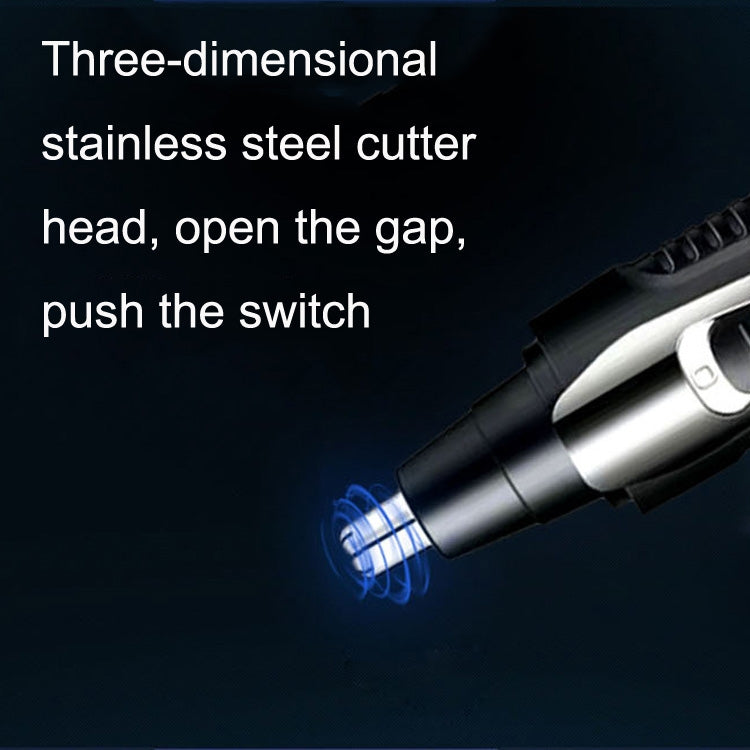 BD-9400 Multifunctional Electric Nose Hair Device Set(Black)