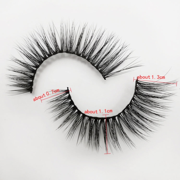 ShidiShangpin 3D Mink False Eyelashes Natural Three-Dimensional 7 Pairs Of Eyelashes Set