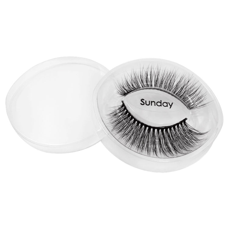 ShidiShangpin 3D Mink False Eyelashes Natural Three-Dimensional 7 Pairs Of Eyelashes Set