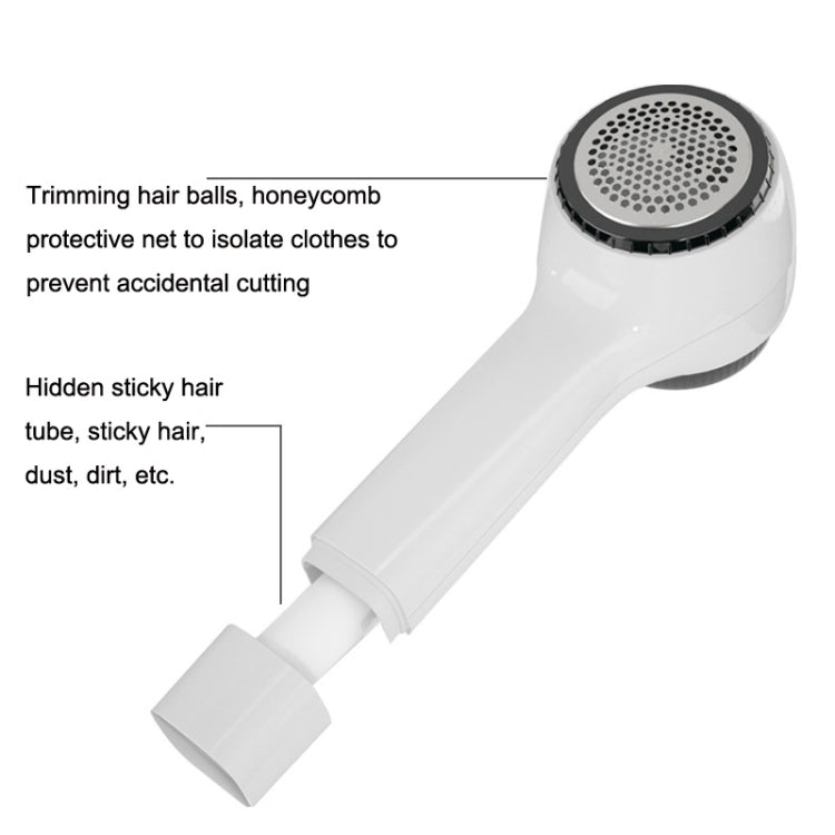 ZG-M29 USB Handheld Hair Ball Trimmer, Style: Without Sticky Hair Tube
