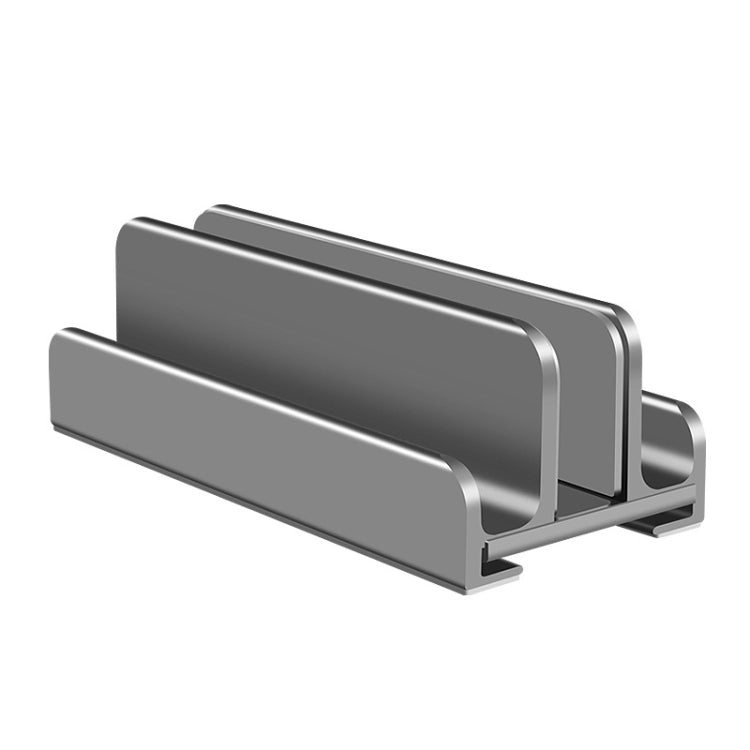 Aluminum Alloy Laptop Tablet Phone Storage Stand, Color: L402 Three Slots (Gray)