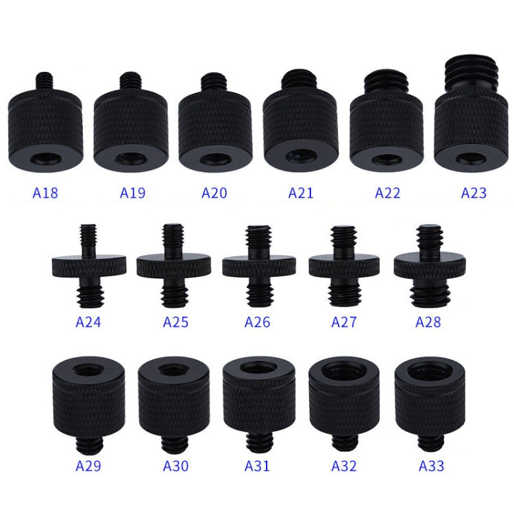 4 PCS Screw Adapter A23 1/4 Female to M12 Male  Screw
