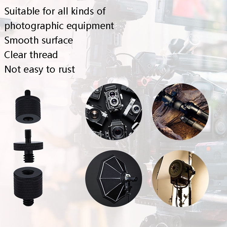 4 PCS Screw Adapter A23 1/4 Female to M12 Male  Screw