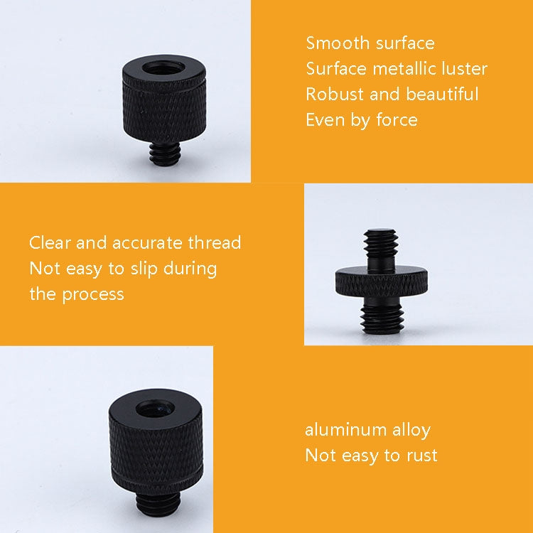 4 PCS Screw Adapter A26 1/4 Male to M6 Male Screw