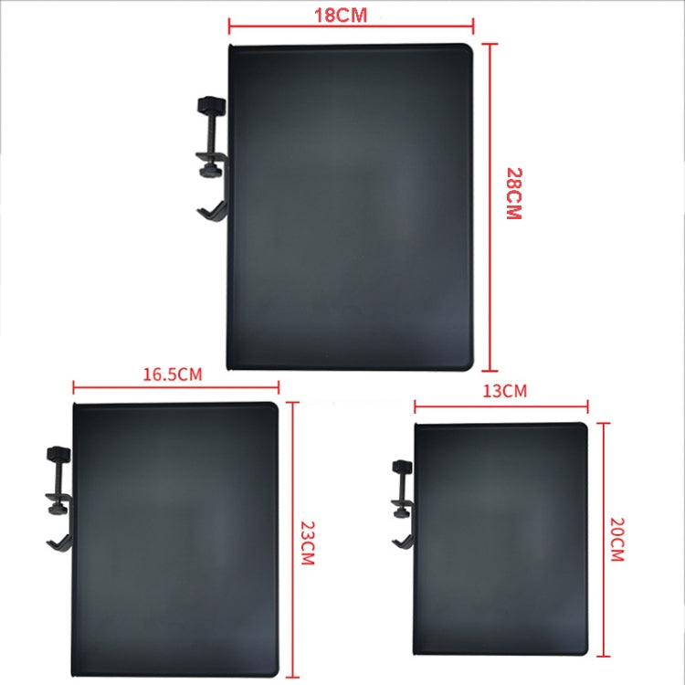 2 PCS Metal Sound Card Tray Live Karaoke Accessories,Size: 20x13cm