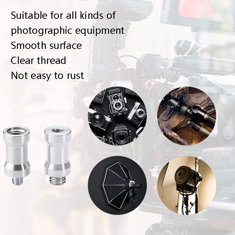 10 PCS Screw Adapter 1/4 Female to 1/4 Male Screw