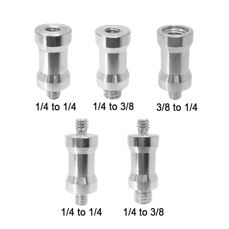 10 PCS Screw Adapter 1/4 Male to 3/8 Male Screw