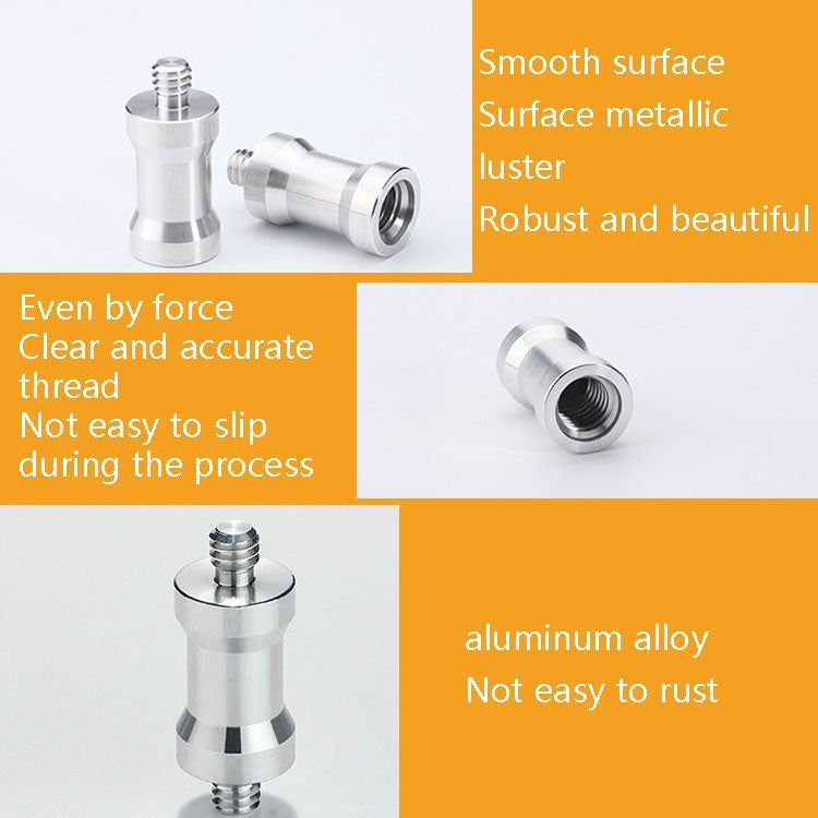 10 PCS Screw Adapter 1/4 Male to 3/8 Male Screw