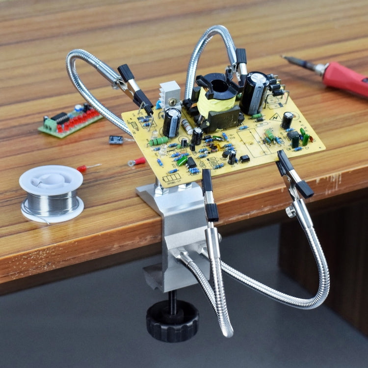 SN4B-SY2 Silver Four-Claw PCB Digital Repair Welding Station