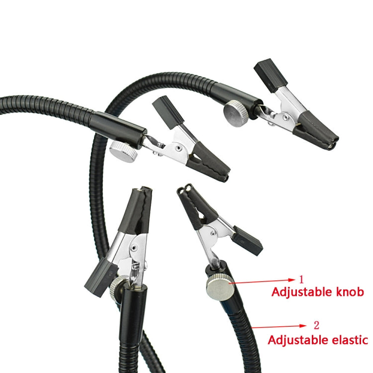 SN4B Black Tube Silver Clip Four-Claw PCB Digital Repair Welding Station