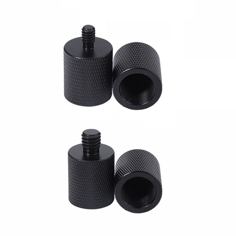 2 PCS Microphone Adapter Screw F10 5/8-27  Female to 3/8 Male Screw